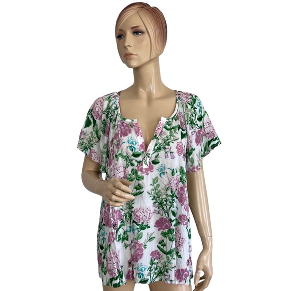 Show me your Mumu Women's Avalon Top in Floral Small - Picture 1 of 7